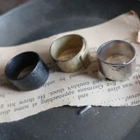  存在感のある　お洒落な真鍮製リング 指輪の販売