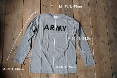 ARMY　長袖 Tシャツ